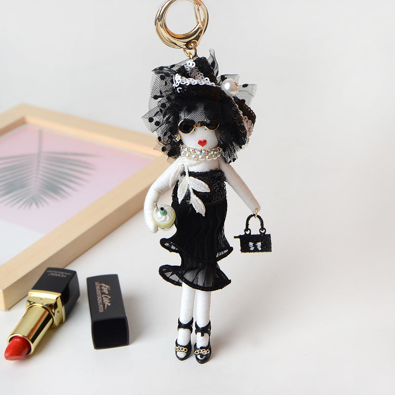 Fur Accessories Female Lady Mink Hair Pendant
