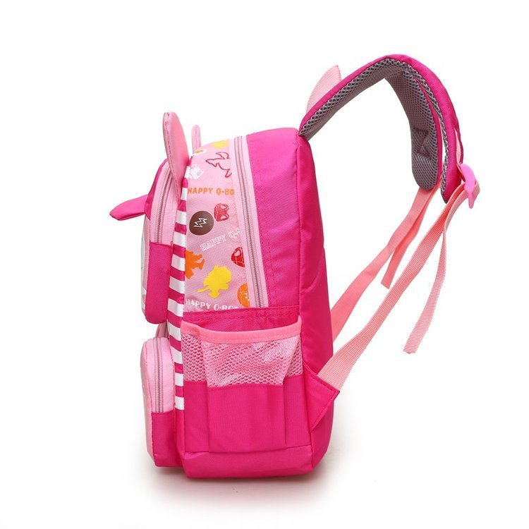 Cute Cartoon Image Of Bunny With Backpack