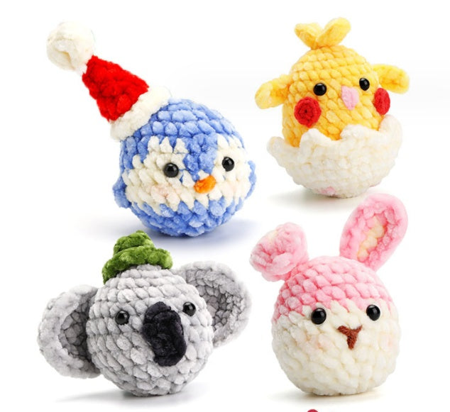 Crochet Material Package Woven Wool Ball Handmade Doll Diy Knitted Crochet Material Package