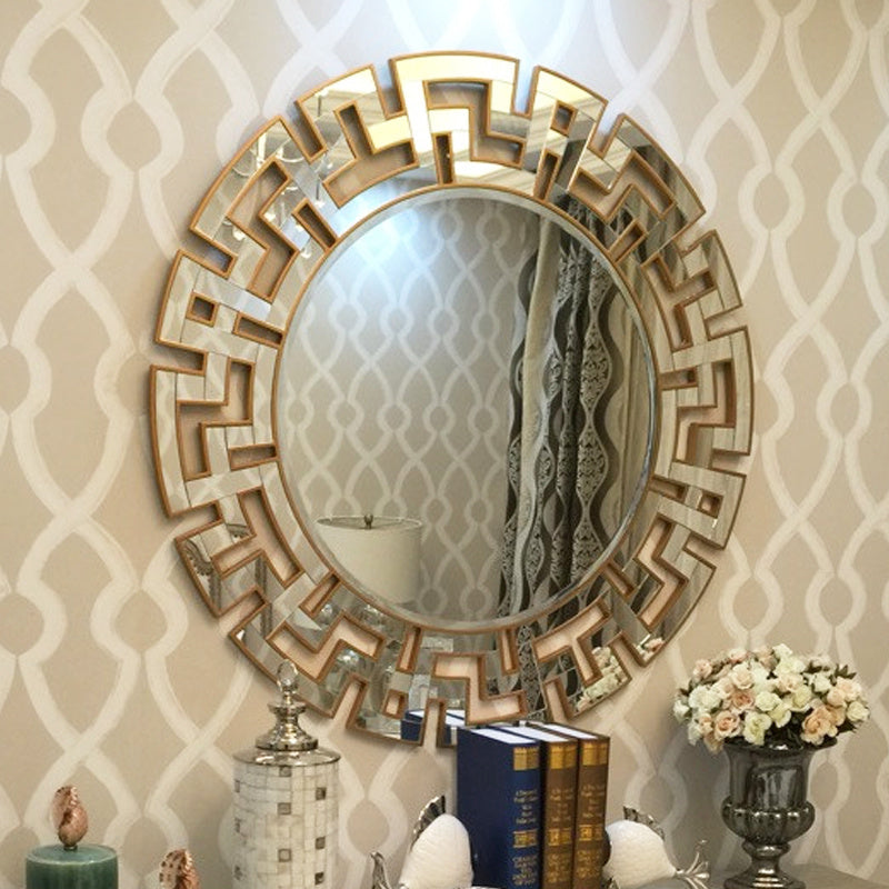 European Style Creative Dining Side Hanging Mirror
