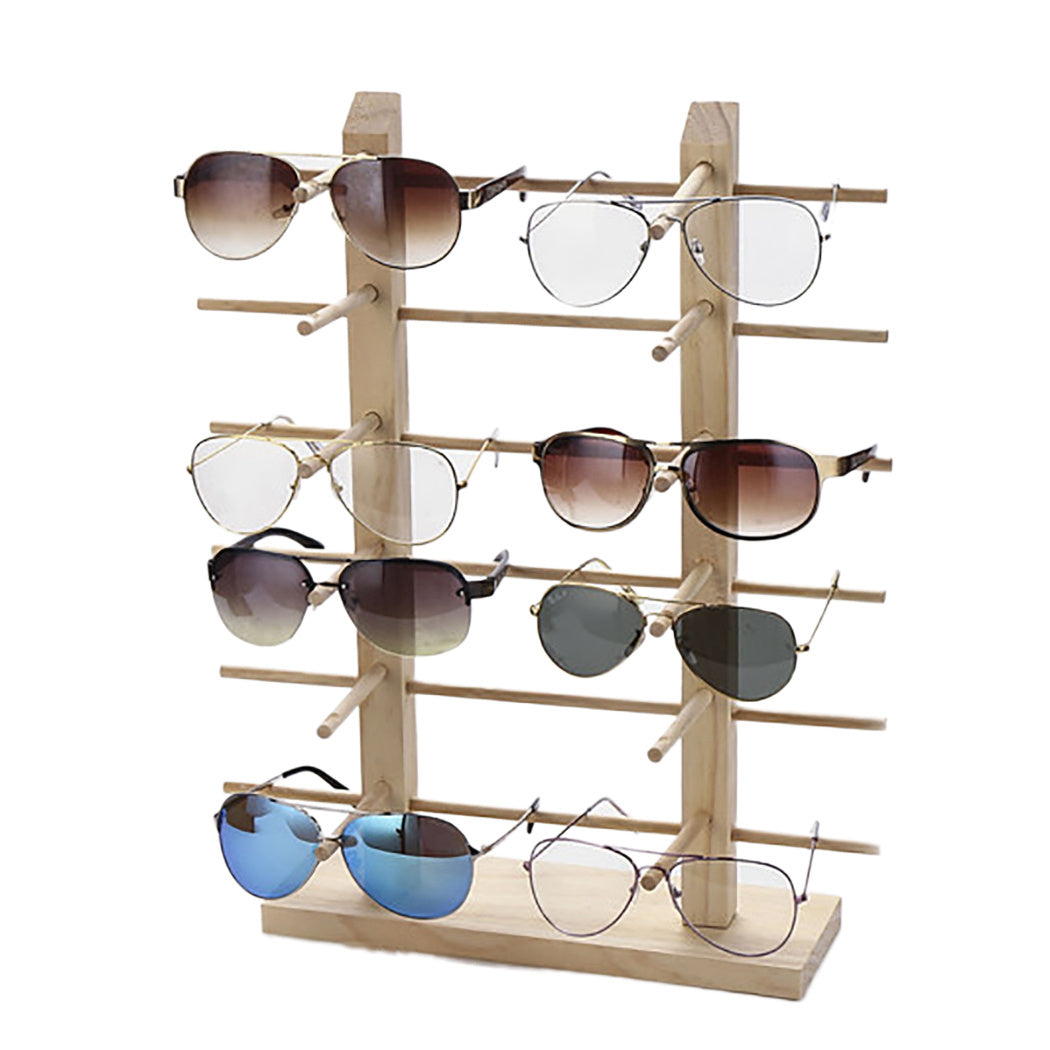 Glasses Display Stand Jewellery Wood