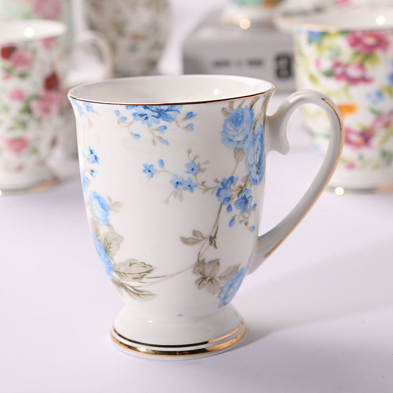 Household Creative Bone China Mark Office Cup