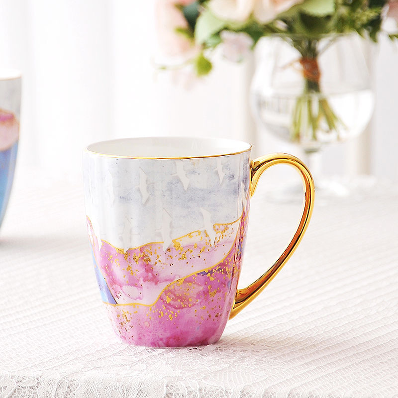 Bone China Cup Creative Couple Bone China Mug