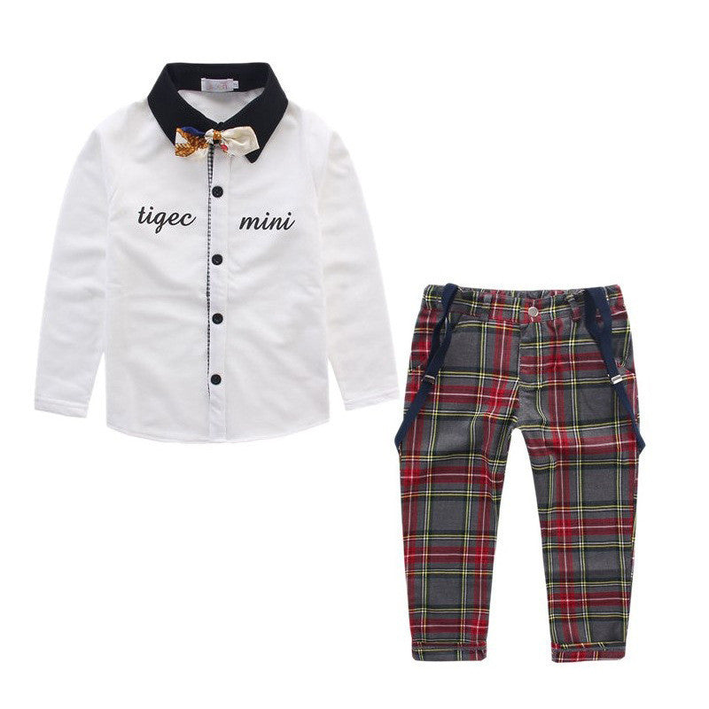 Two-Piece Men's Treasure Suit Tide Suit