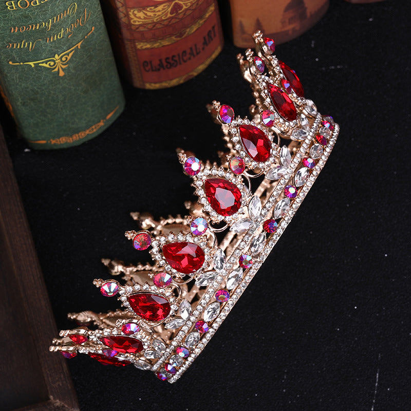 Fashion Alloy Color Crystal Bridal Crown