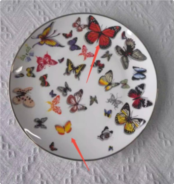 Ceramic Plate Set Western Style Wedding