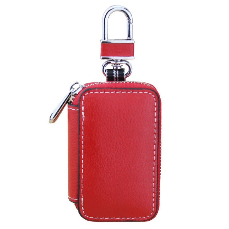 Cowhide Car Key Bag For Men And Women