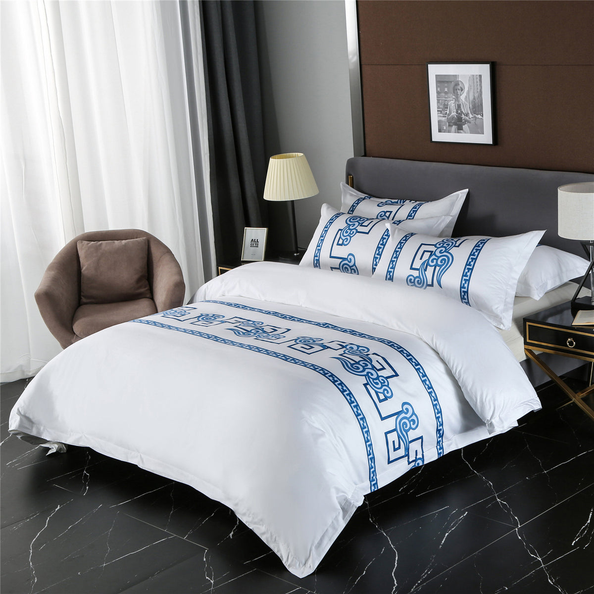 A Four Piece set for a Pure Cotton Hotel
