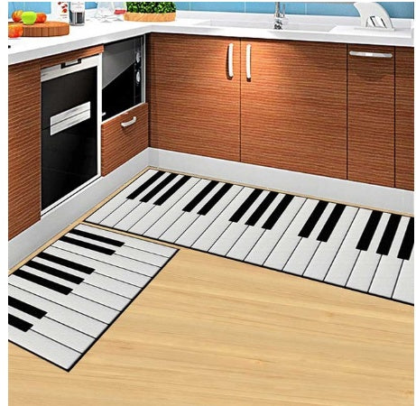 Floor Mats, Non-Slip, Oil-Proof, Household Machine Washable Door Mats, Bathroom, Bathroom, Bedside Rugs