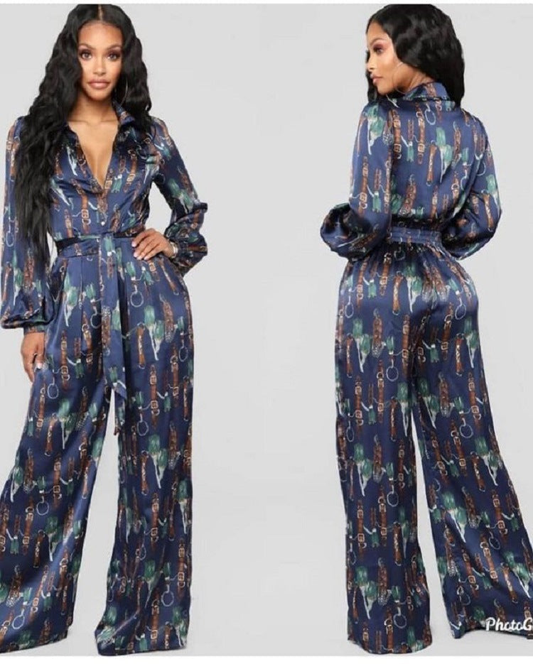 Europe, America And Africa Foreign Trade Jumpsuit