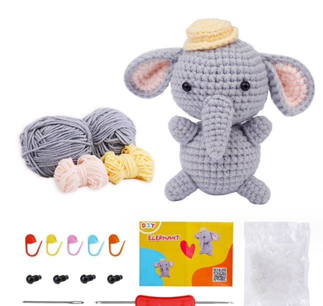 Crochet Material Package Woven Wool Ball Handmade Doll Diy Knitted Crochet Material Package