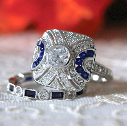 Blue Topaz Ring