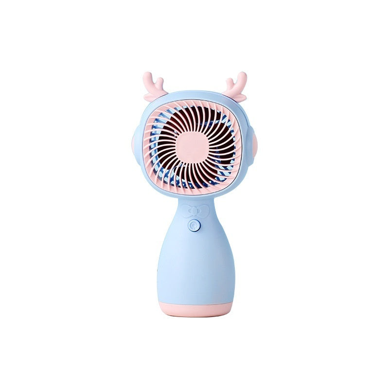 Small Handheld Fan Desktop Cartoon Mini Electric Usb Student Portable Gift