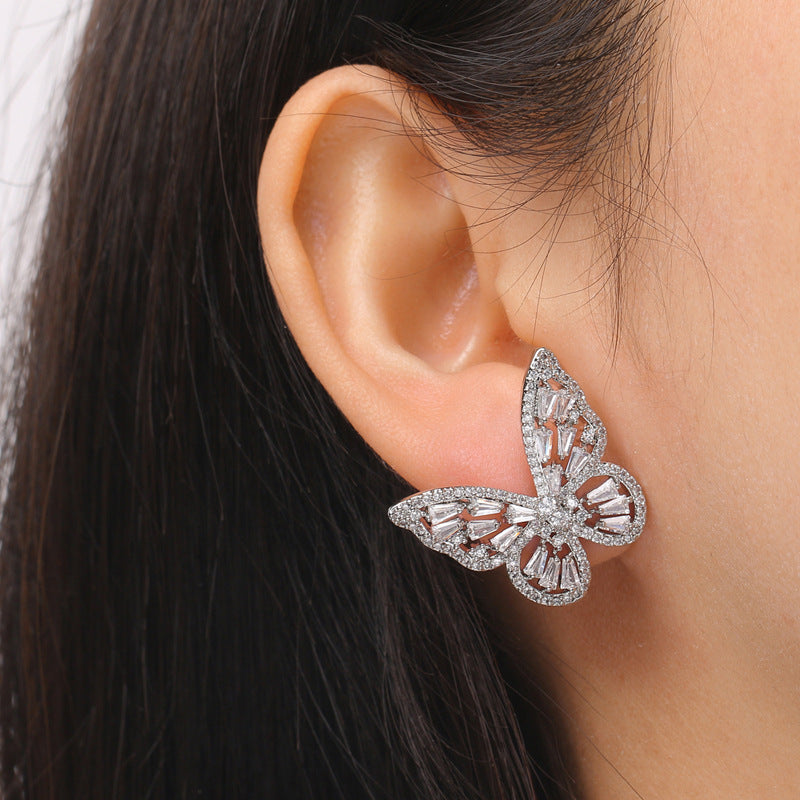 Butterfly Wing Earrings Female Temperament Earrings