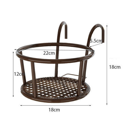 Balcony Flower Stand Hanging Flower Pot