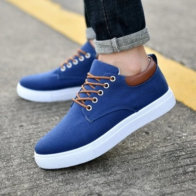 Breathable Mens Casual Canvas Sport Shoes