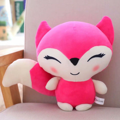 Cartoon Little Fox Doll Plush Toy Soft Ragdoll Cute Children's Doll Give Girl Birthday Gift