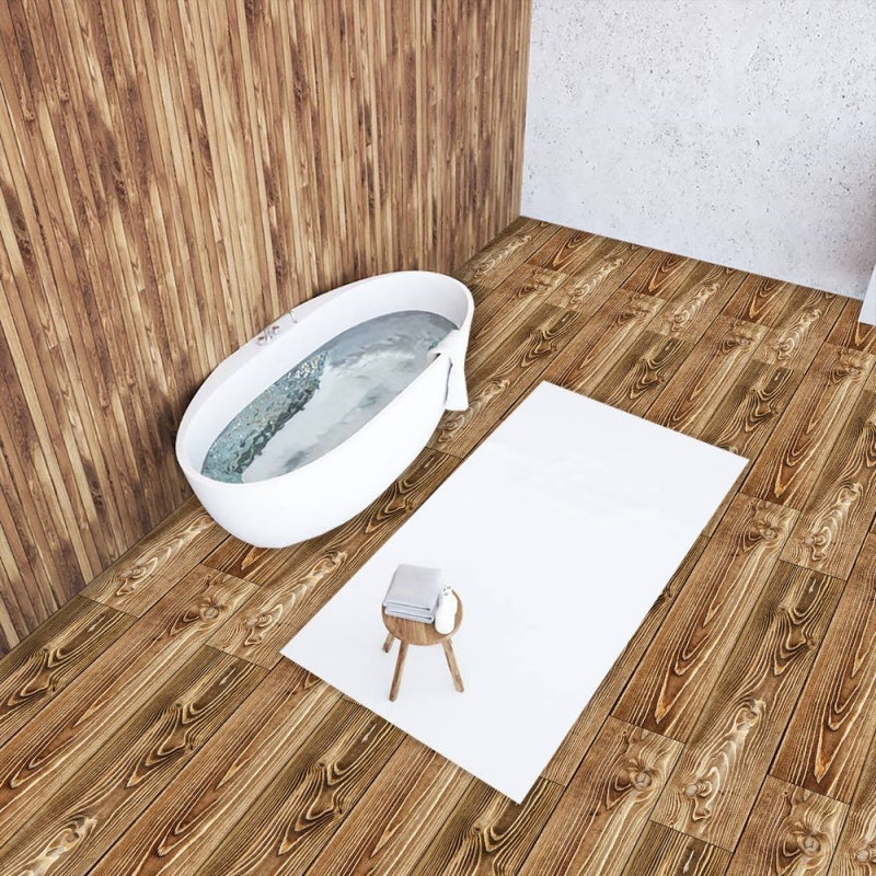 Wood Grain Peel And Stick Floor Stickers Non-Slip Self-Adhesive Floor Stickers