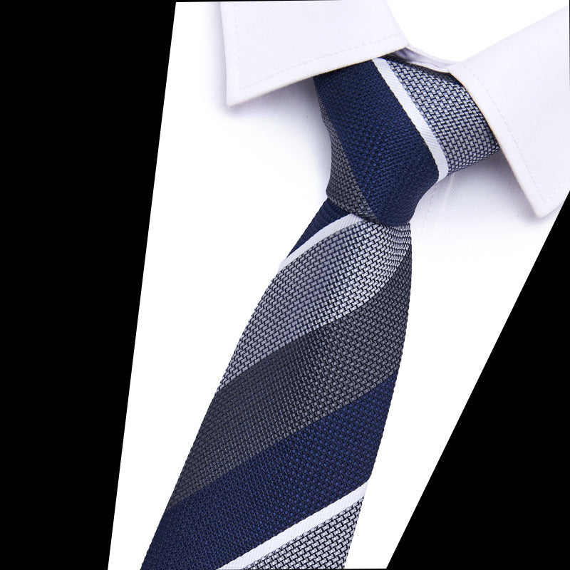 Men's Business Tie Wear Professional Suit Polyester Yarn