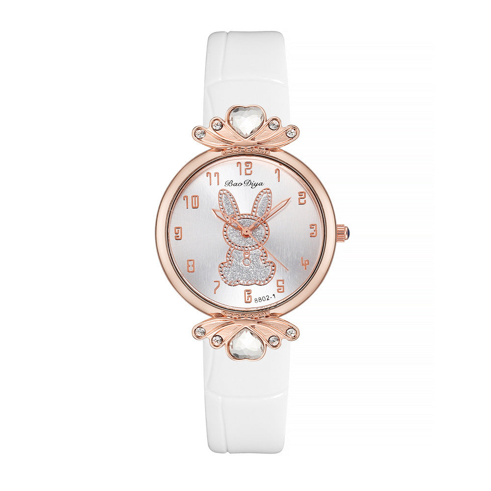 Fashion Rabbit Pattern Women's Watch