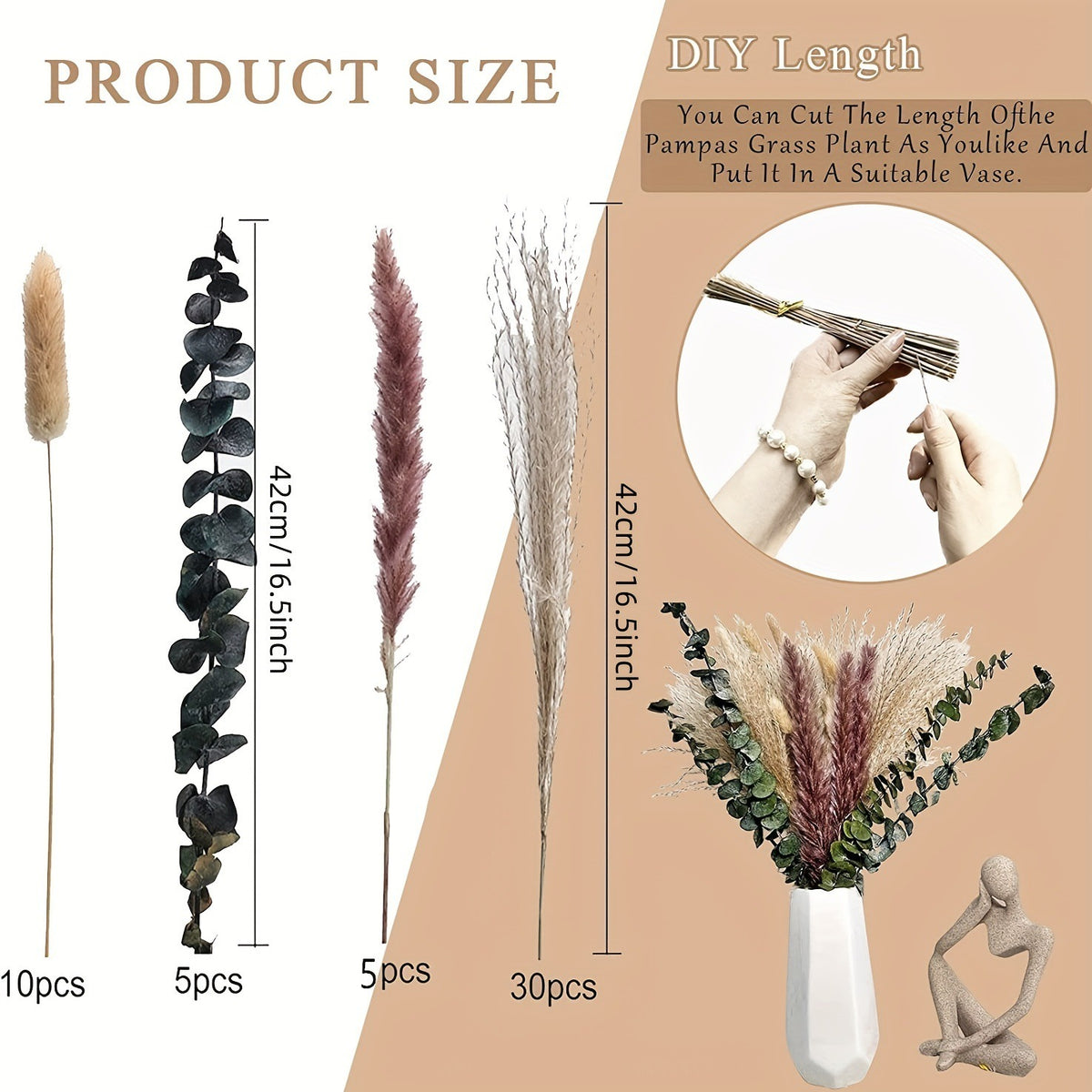 Dried Grass Flower Bouquet Customization Preserved Flower Bouquet