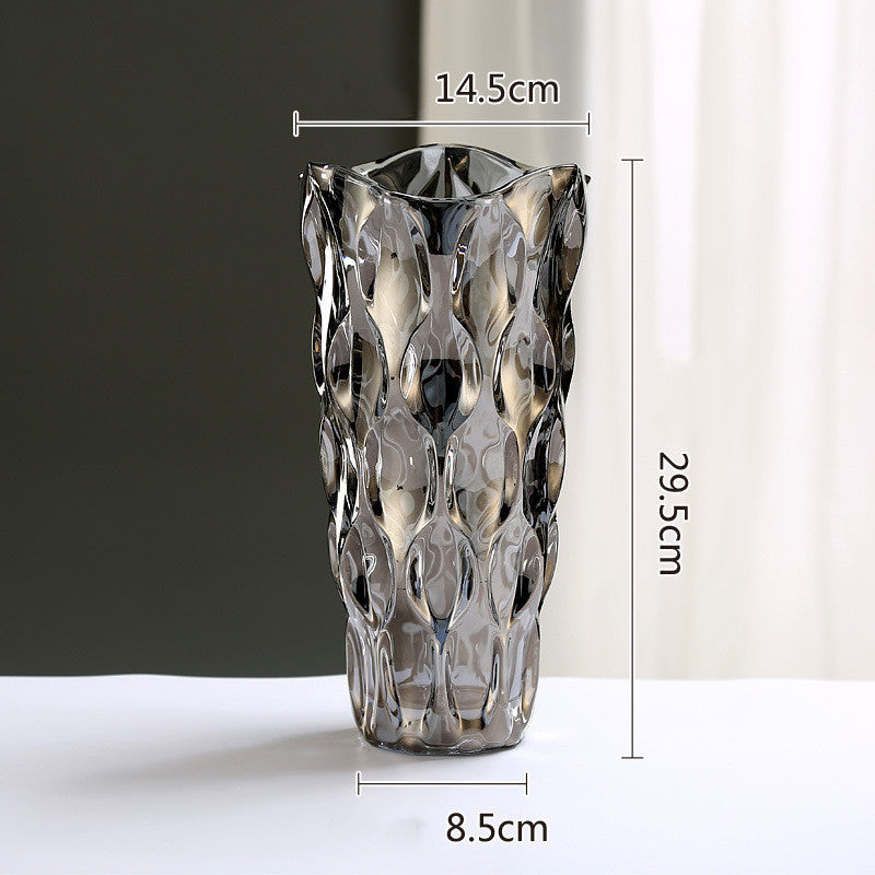 Crystal Glass Vase Flower Arrangement Decoration Ornaments