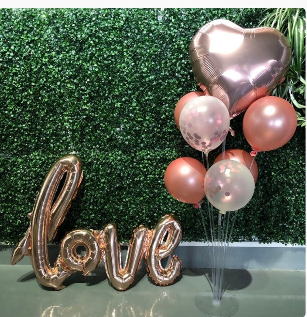 Rose Gold Balloon Sequined Balloon Confetti Balloon Set