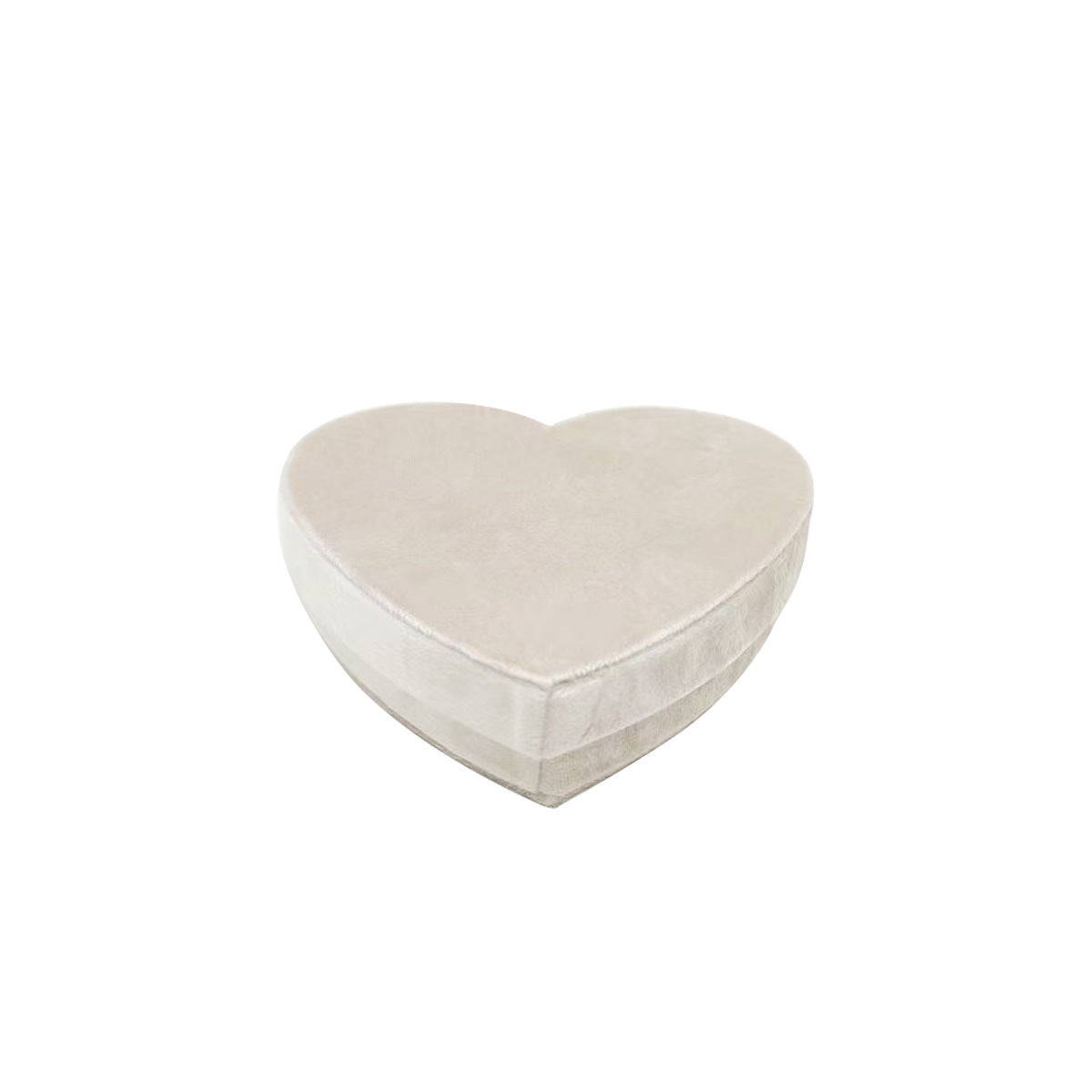 Velvet Heart-Shaped Jewellery Box