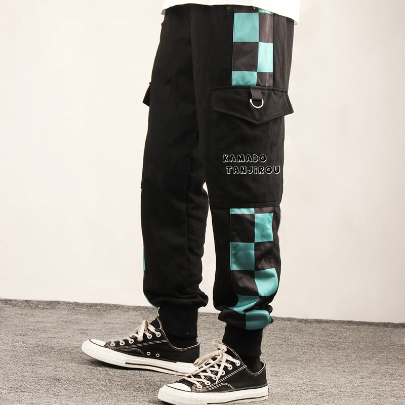 Anime Trousers Overalls Daily Casual Sweatpants