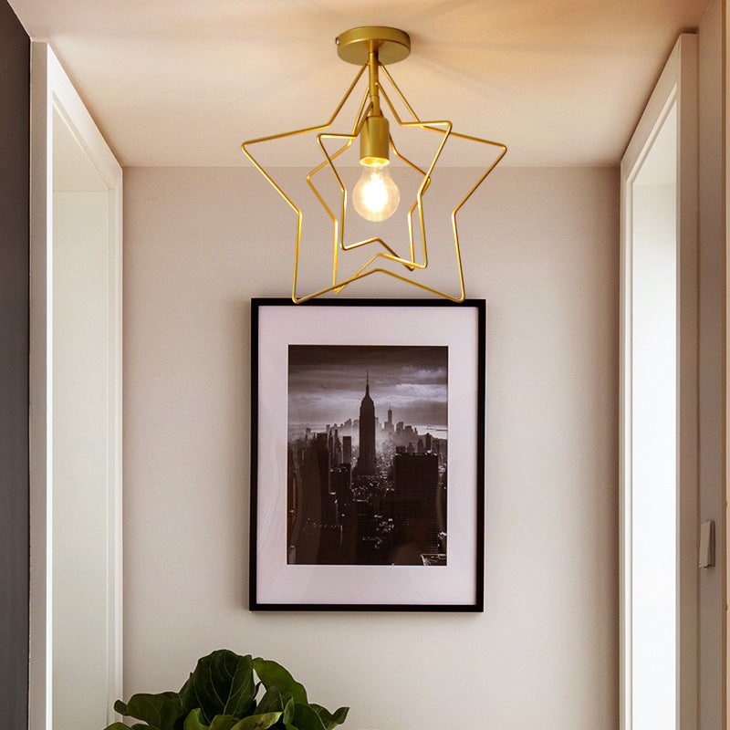 Ceiling Lamp Creative Five-Pointed Star