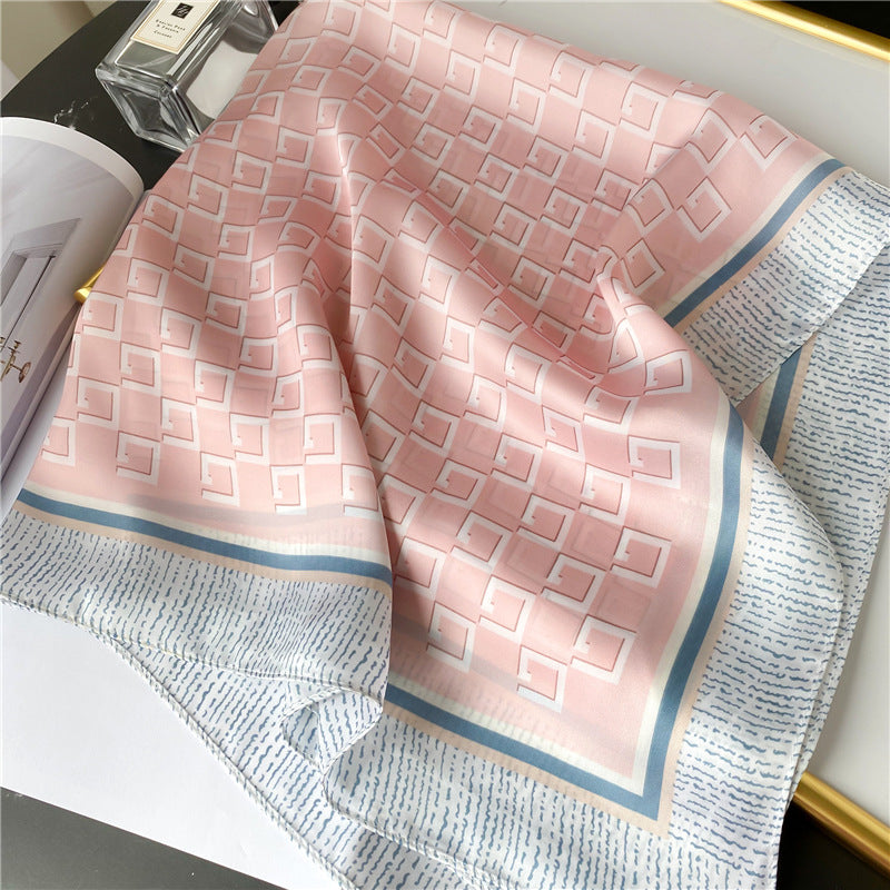 Luxury Wind Square 70cm Thin AutumnWinter Scarf