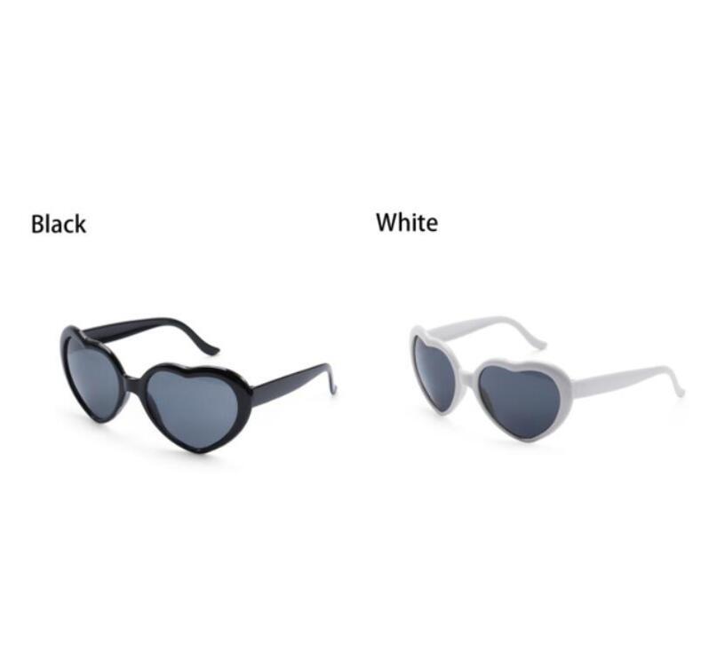 Heart-Shaped Lights Become Love Special Effects Glasses Sunglasses