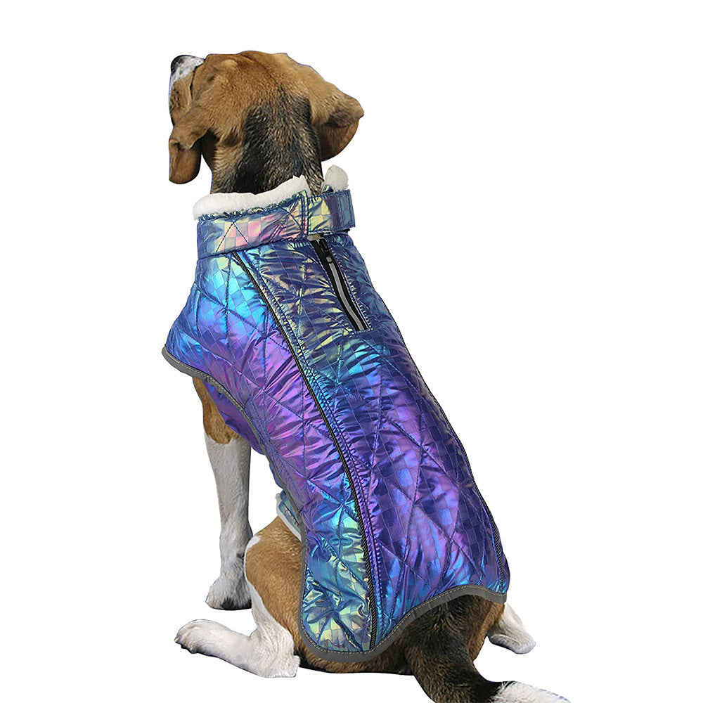 Pet Clothes Waterproof Velvet Warm