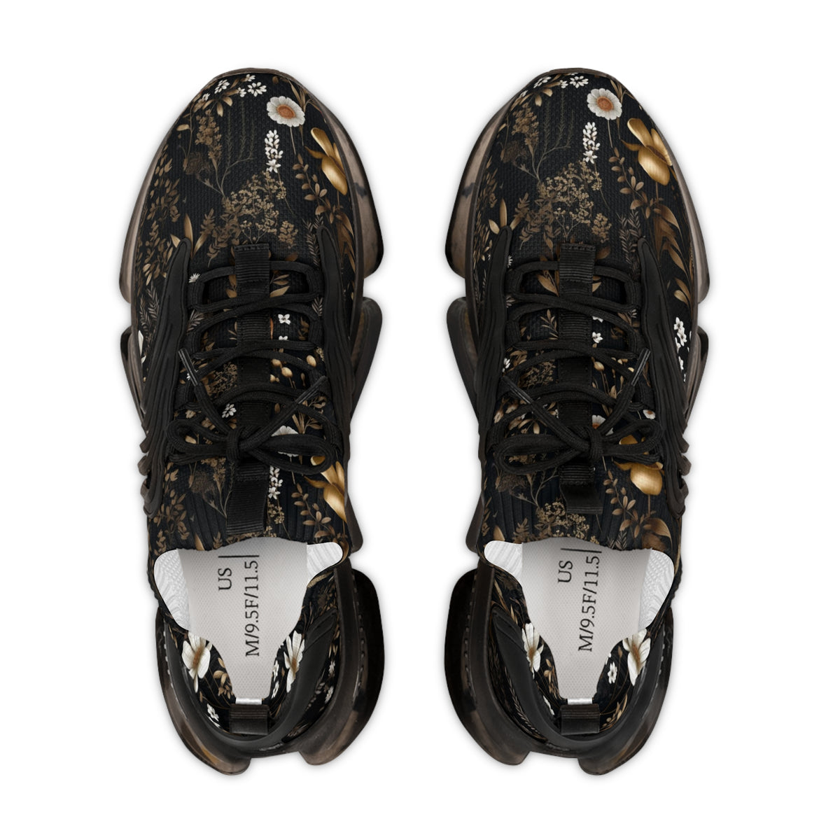 Floral Pattern Men's Mesh Sneakers - Stylish and Comfortable Footwear for Every Occasion