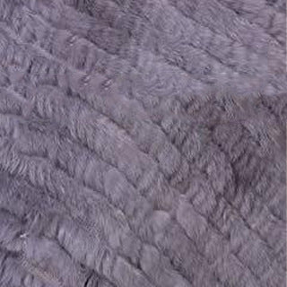 Rabbit Fur Woven Fur Triangle Shawl