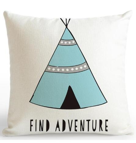 Be Happy Bear Cushion Cover