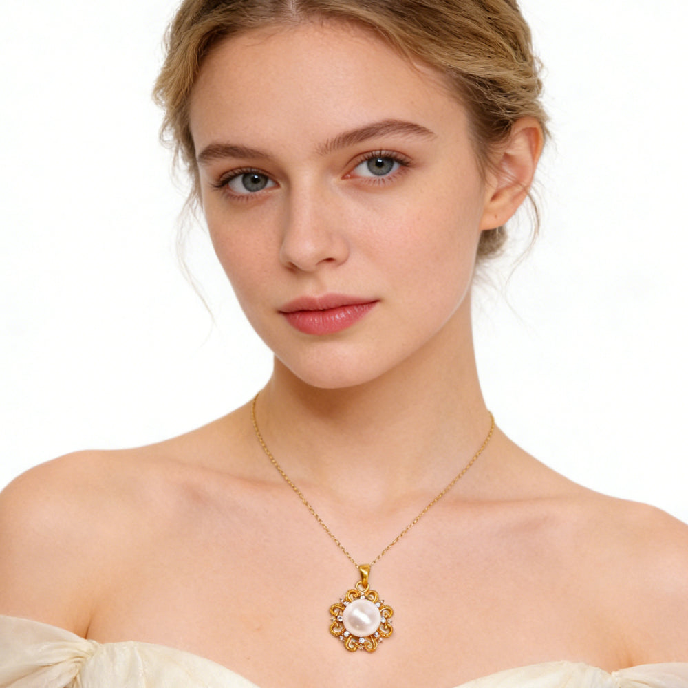 24K Gold SUN Necklace Jewelry  Simple Choker Pendant Woman Accessories Fashion Creative Gift