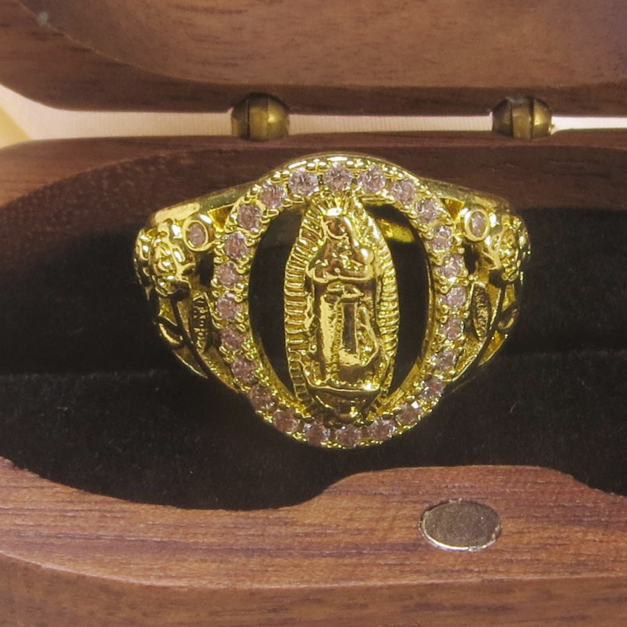 Micro Inlaid Zircon Virgin Light Luxury Minority Ring