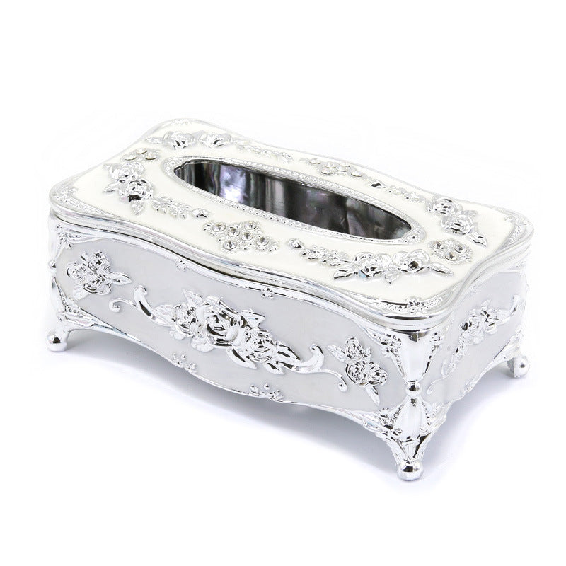 High-End Tissue Box Living Room Home European Coffee Table Ornaments