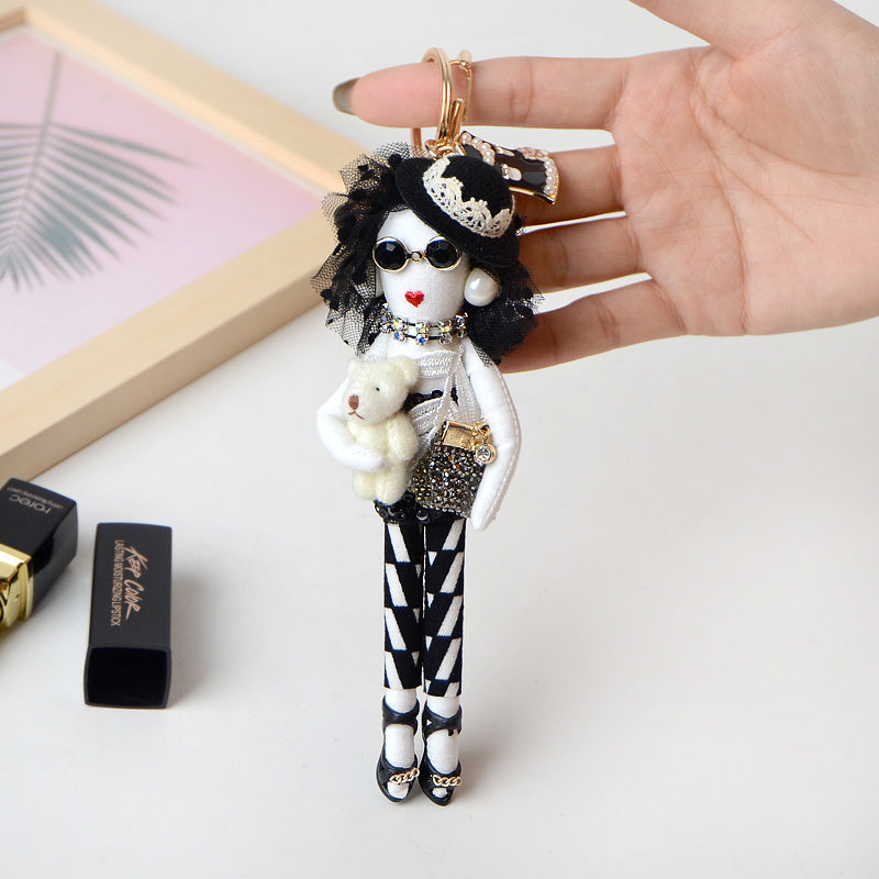 Fur Accessories Female Lady Mink Hair Pendant