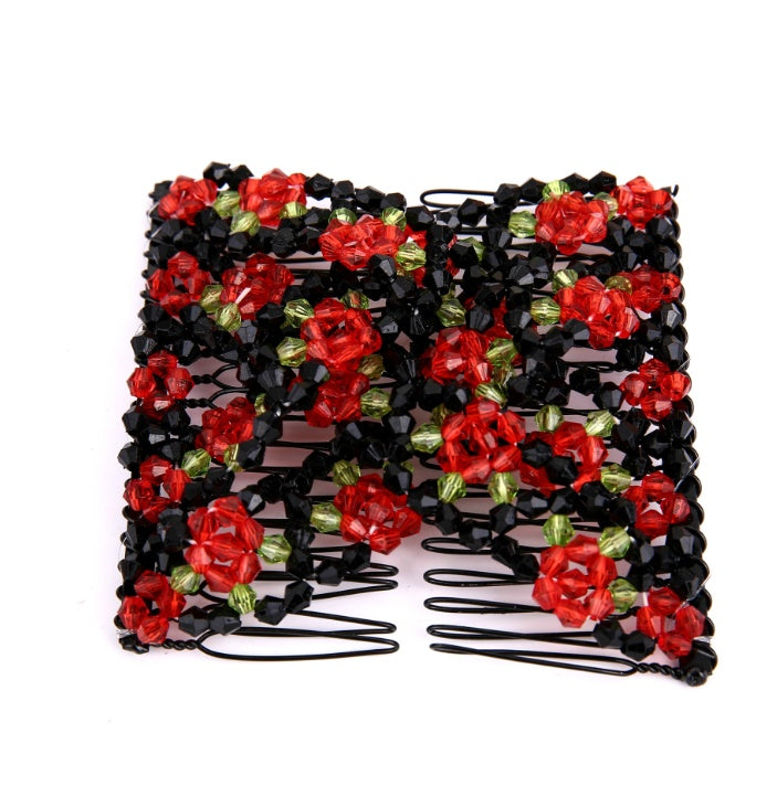 Korean Version of the Running Rivers and Lakes Stalls Hot Products Bright Beaded Variety Hair Clips Magic Hair Comb Hair