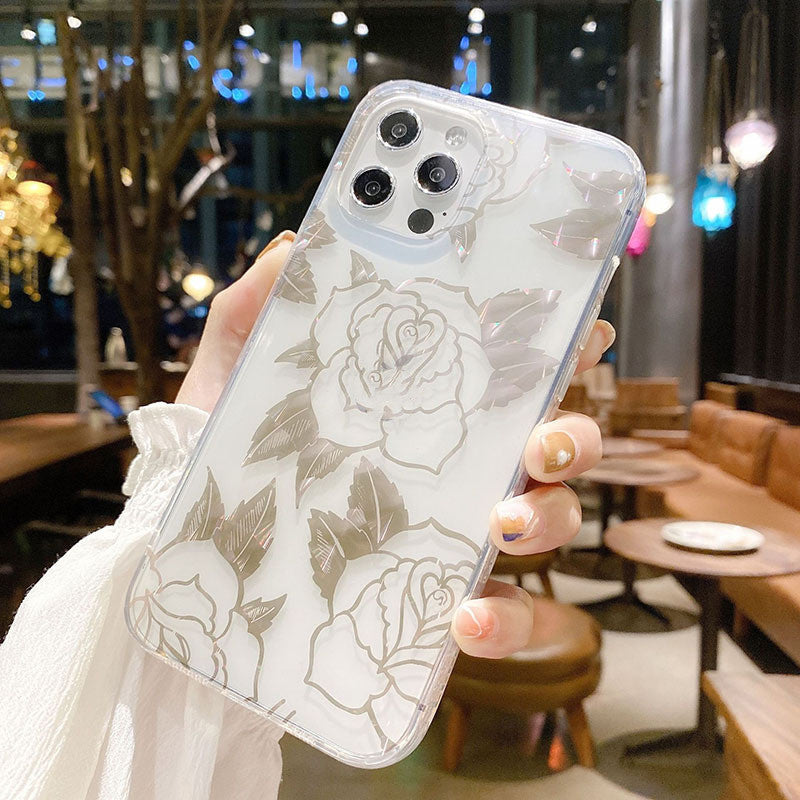 Electroplating Printing Creative Silicone Phone Case