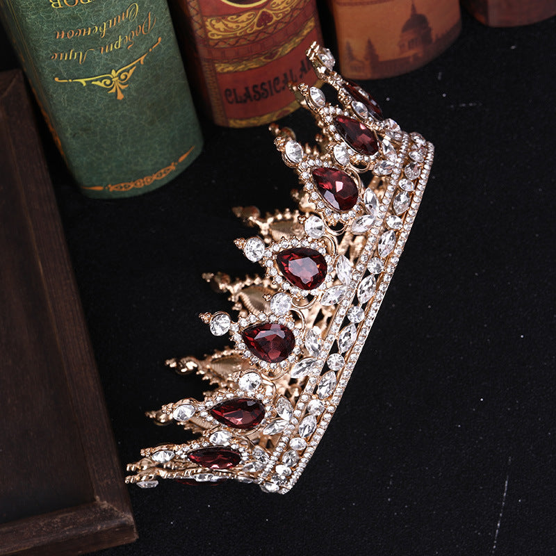 Fashion Alloy Color Crystal Bridal Crown