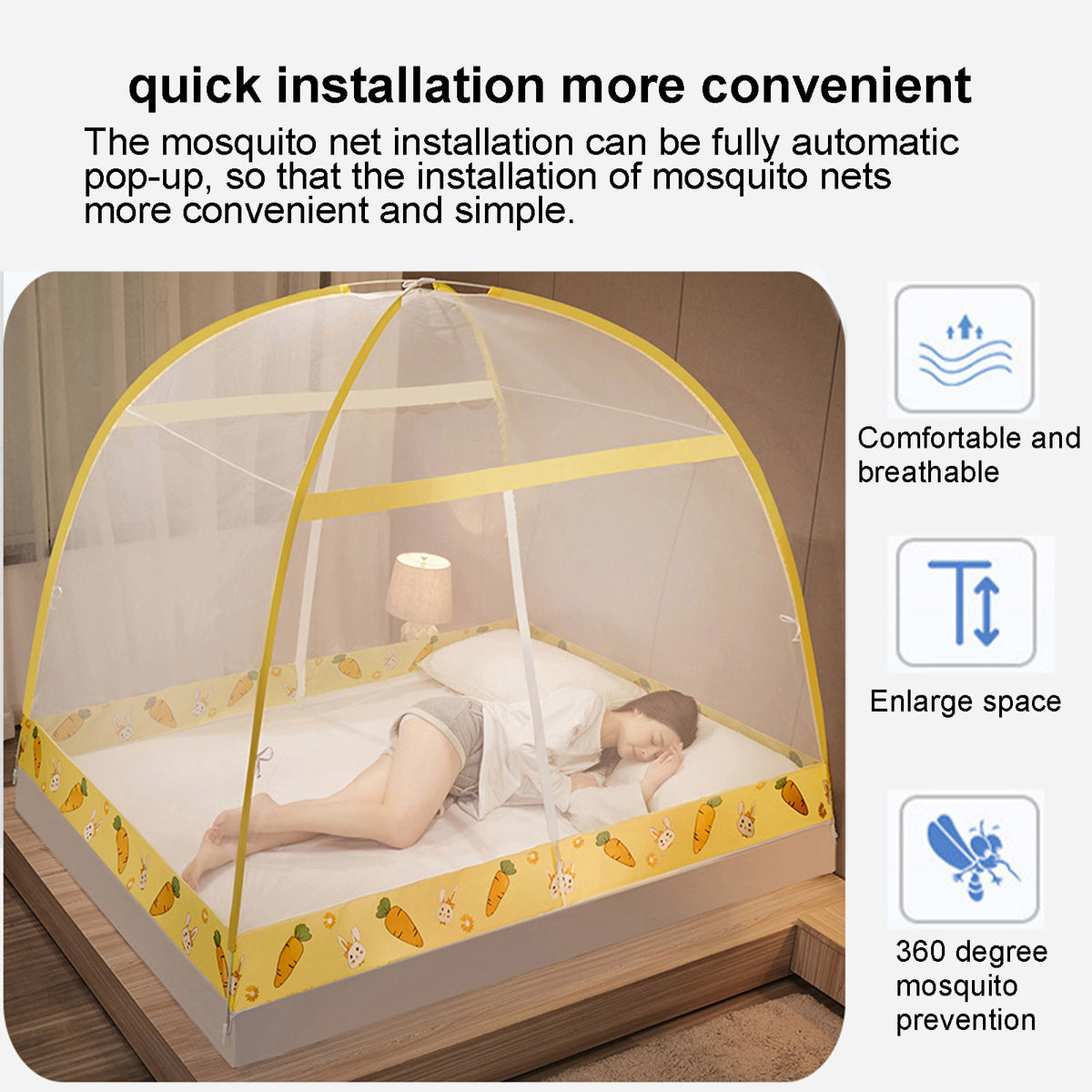 Double Door Zipper Foldable Dormitory Account