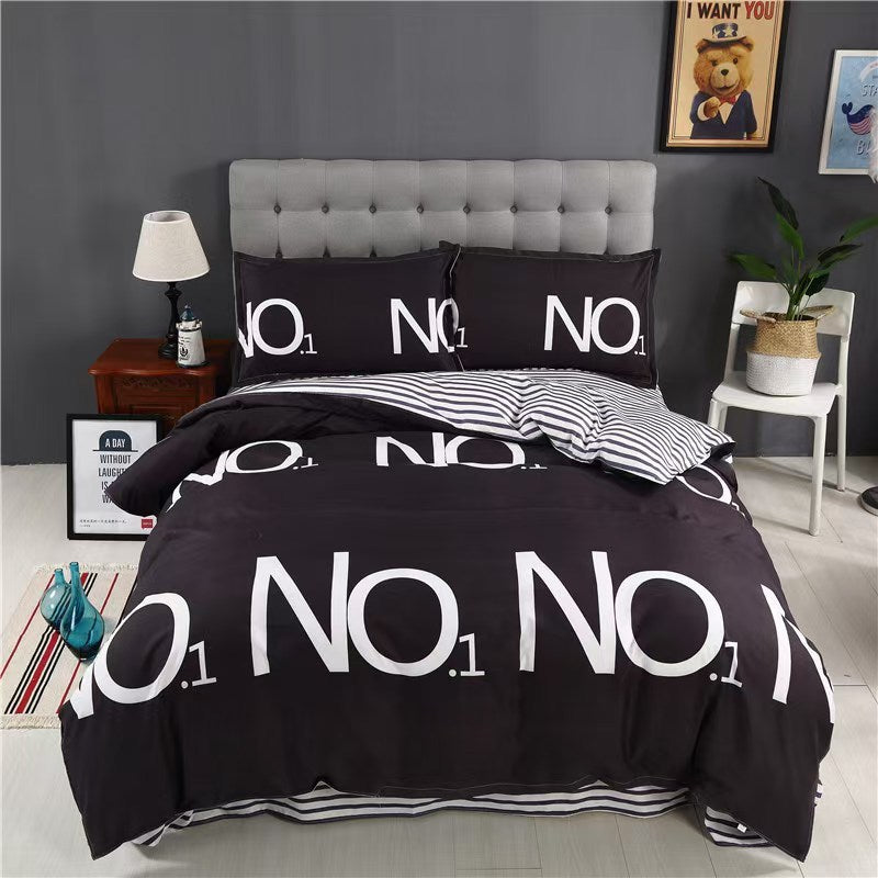 Bedding Pillowcase-Piece Quilt Cover Bed Four Piece Set