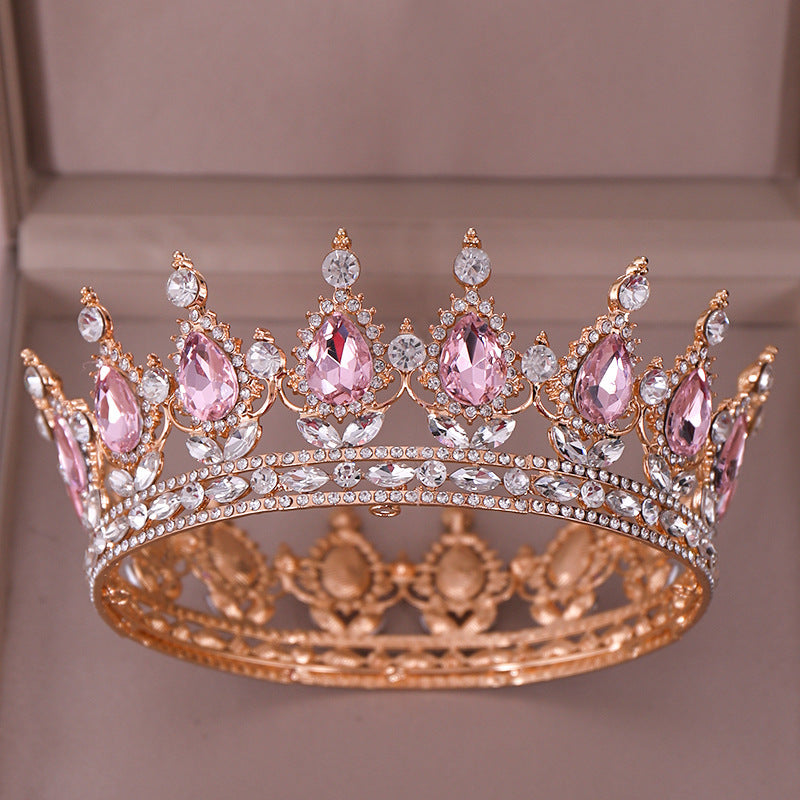 Fashion Alloy Color Crystal Bridal Crown