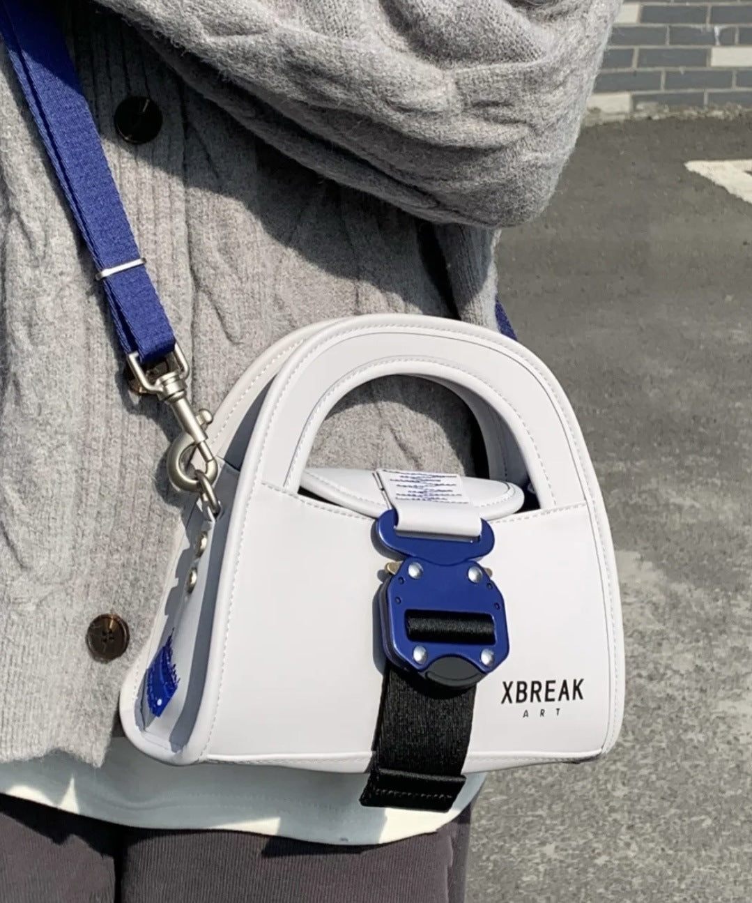Fashion One Shoulder Crossbody Bag Klein Blue