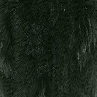 Rabbit Fur Woven Fur Triangle Shawl