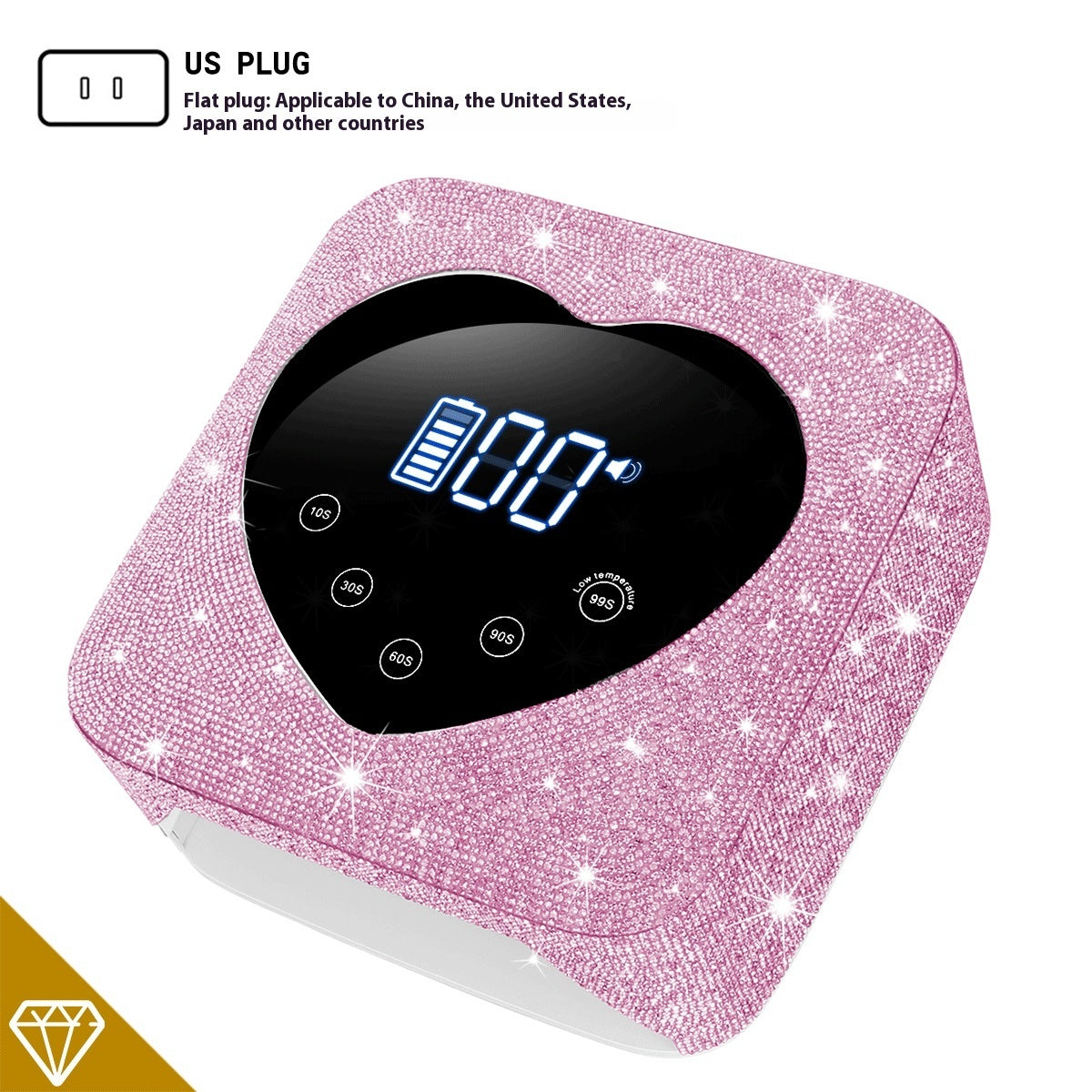 Charging Nails Phototherapy Lamp High-Power Storage, Baking and Drying Nail Phototherapy Machine
