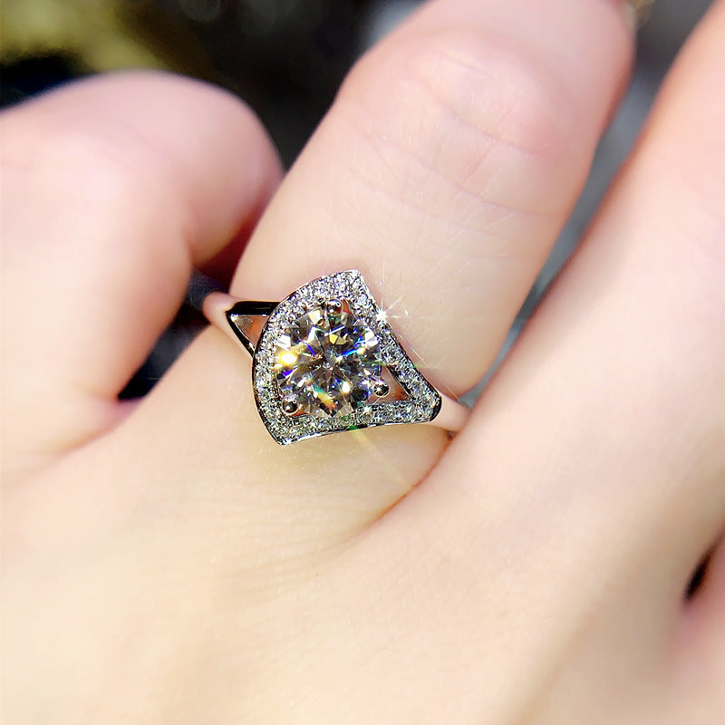 Moissanite Ring